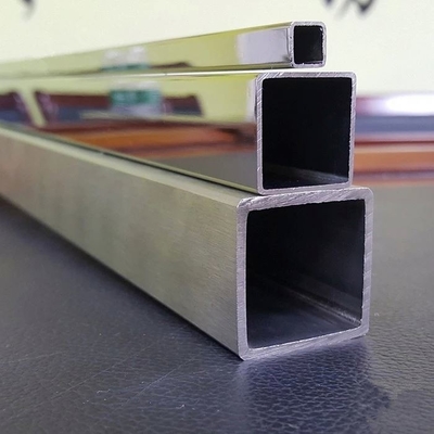 RHS Polished Stainless Steel Square Pipe Bright Surface ASTM SS201 304 316 321