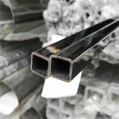 Mirror Finish SHS Stainless Steel Welded Square Pipe Tube AISI 201 202 304 2B