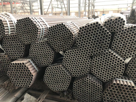 MS ERW Welded Carbon Steel Pipe Black ASTM A53 / BS 1387 Carbon 16mm